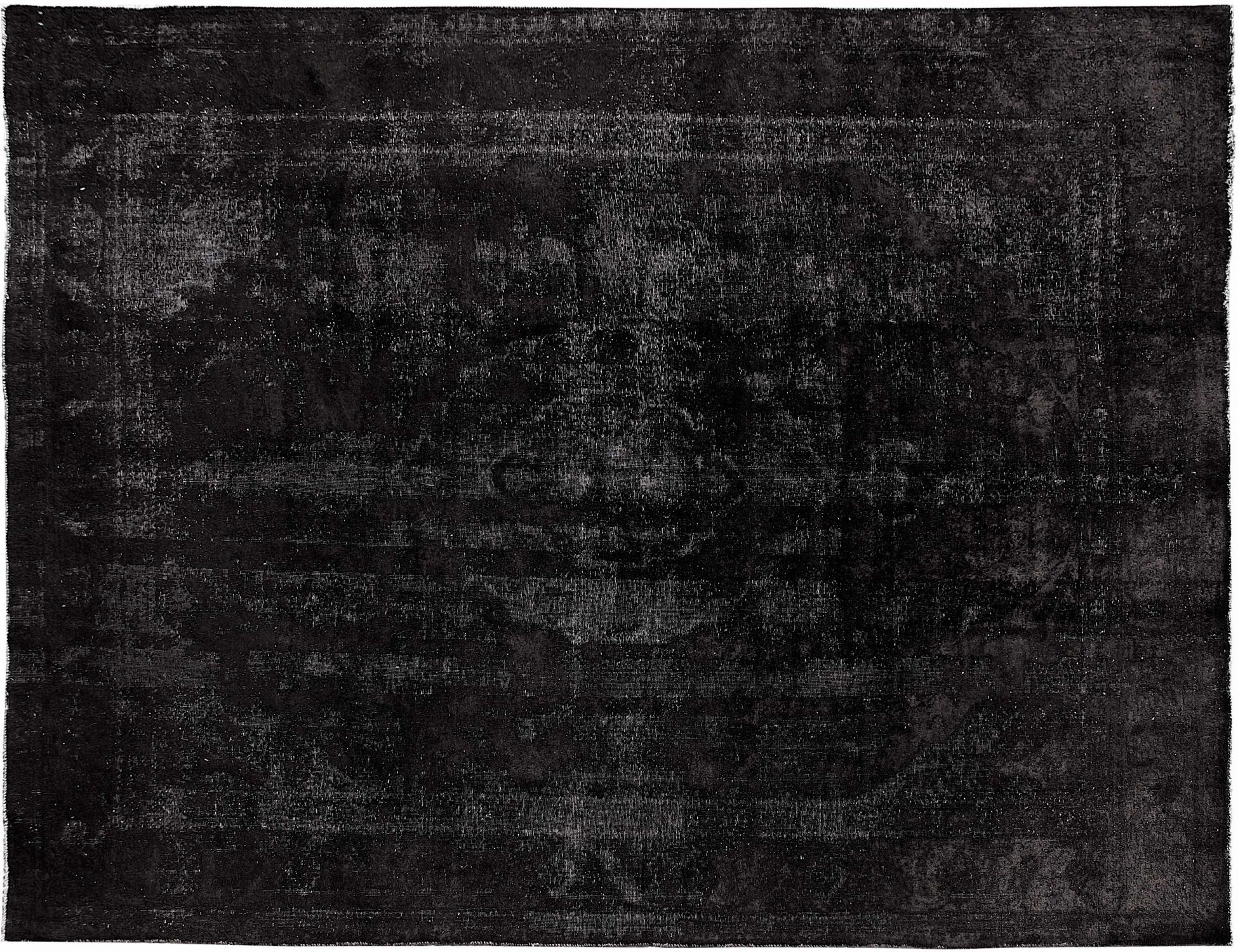 Persischer Vintage Teppich  schwarz <br/>384 x 295 cm