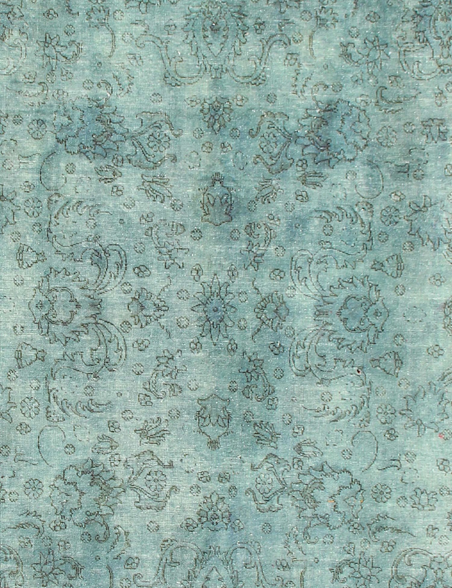 Persischer Vintage Teppich  grün <br/>376 x 303 cm