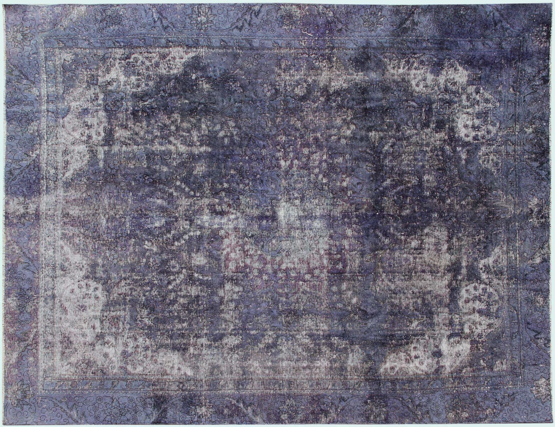 Alfombra persa vintage  azul <br/>350 x 269 cm