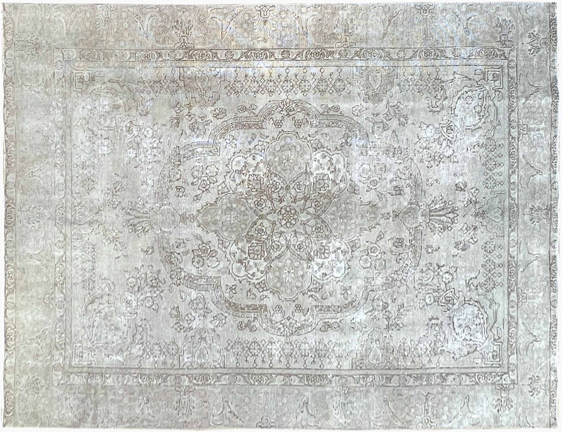 Tappeto vintage persiano  grigo <br/>320 x 220 cm