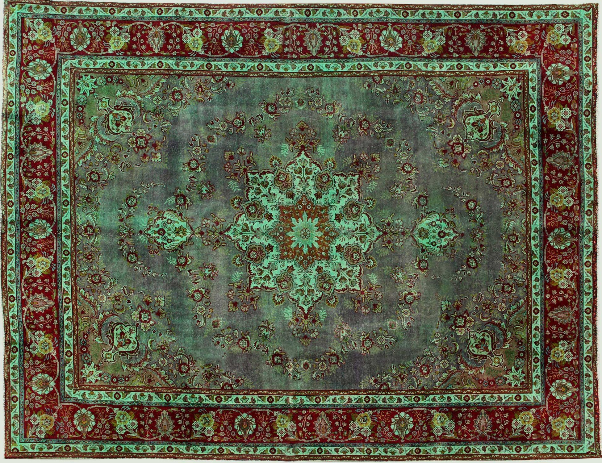 Stonewash  verde <br/>400 x 295 cm