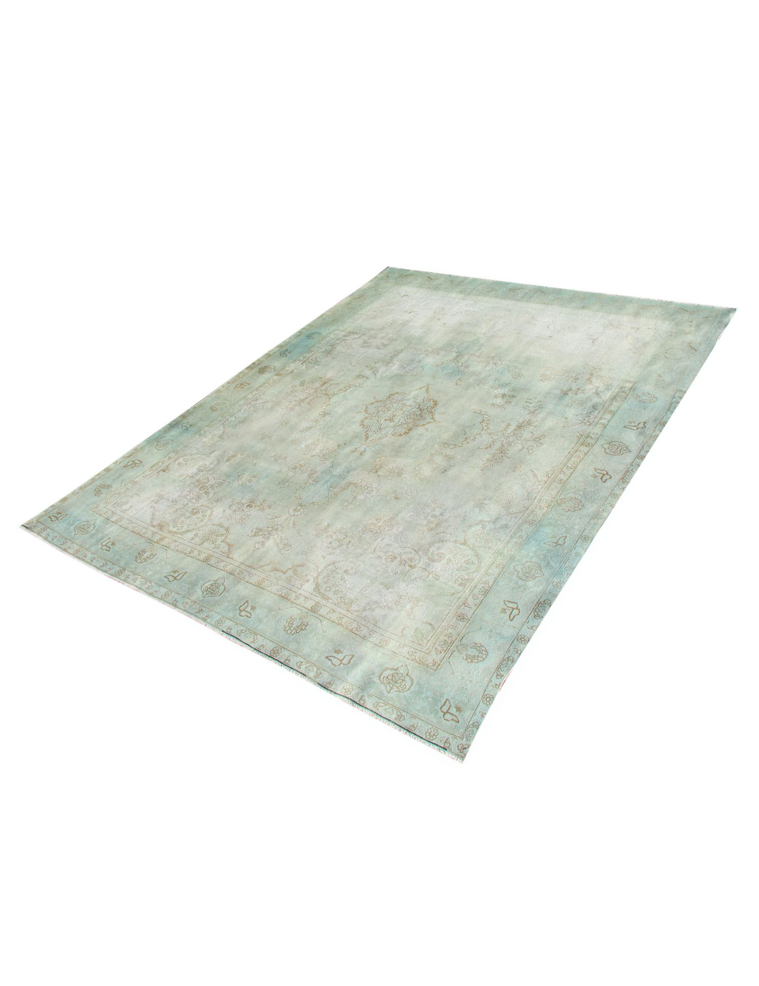 Persischer Vintage Teppich  türkis <br/>390 x 296 cm