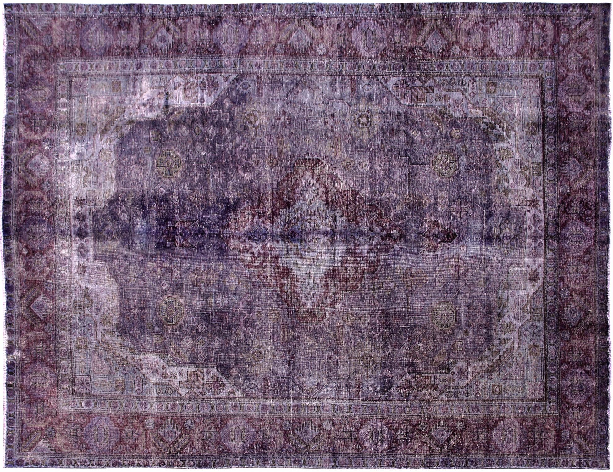 Persisk Vintagetæppe  blå <br/>383 x 287 cm