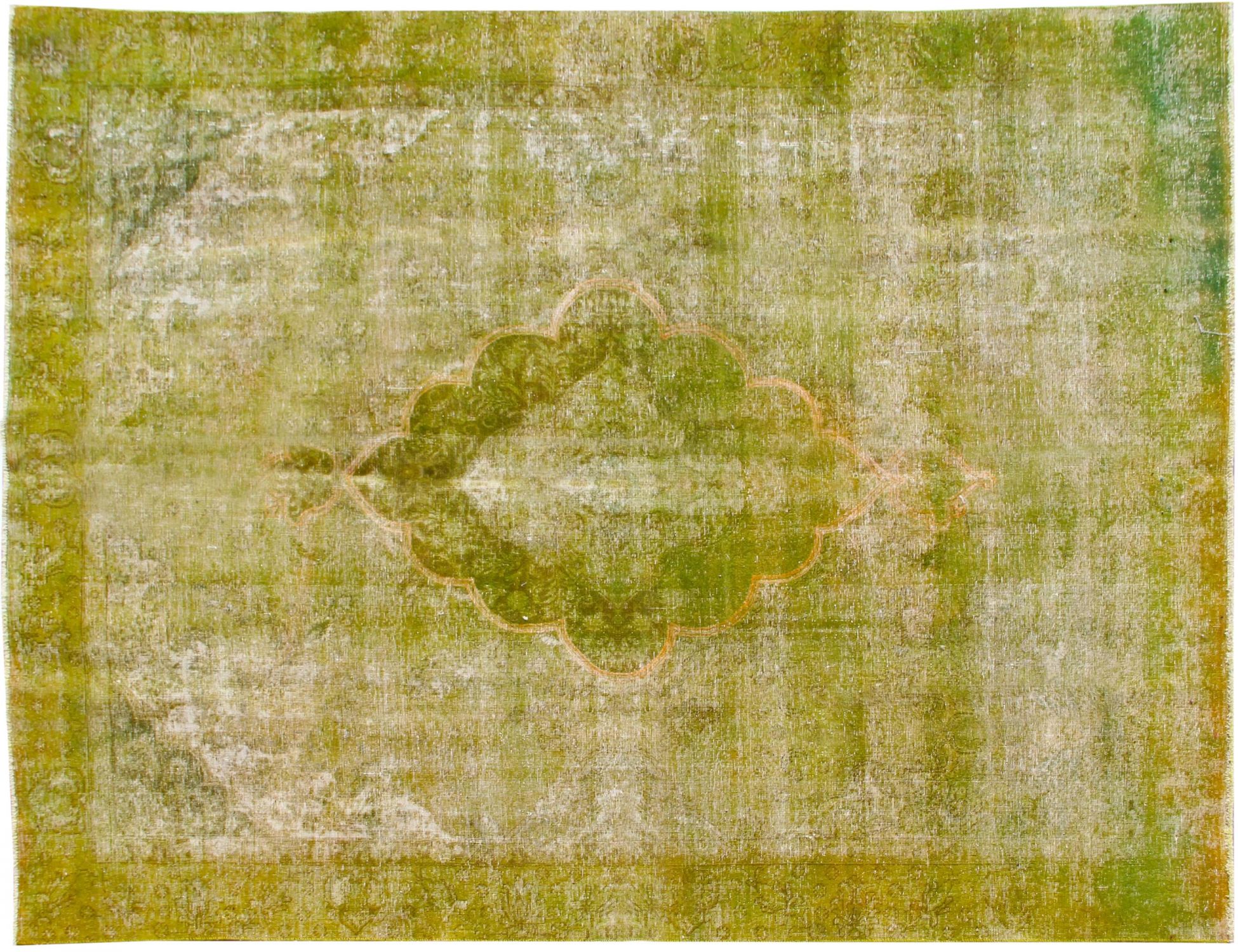 Tappeto vintage persiano  verde <br/>360 x 275 cm