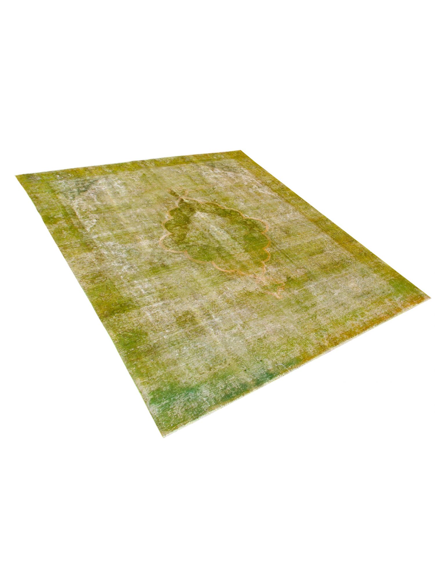 Persischer Vintage Teppich  grün <br/>360 x 275 cm