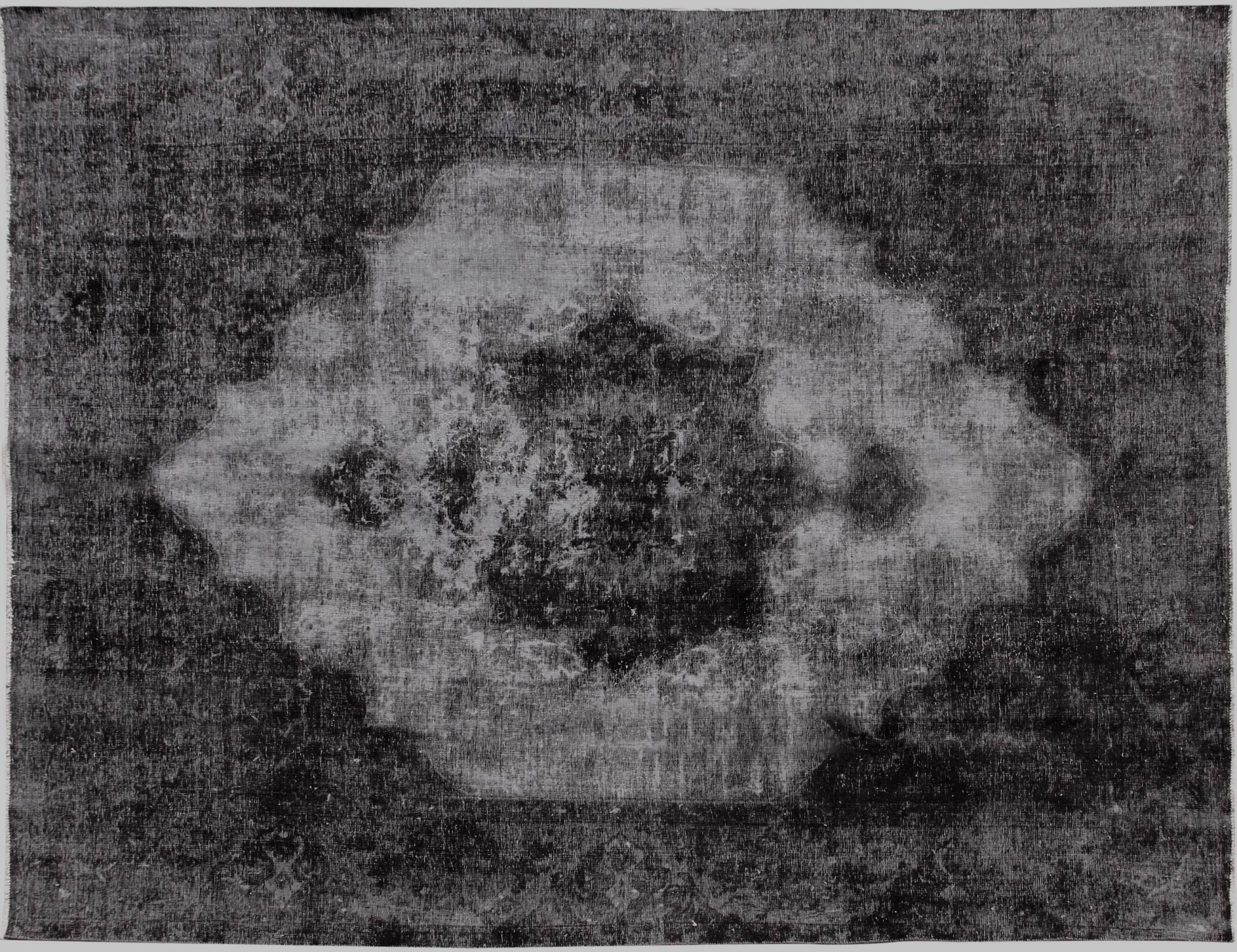 Persischer Vintage Teppich  grau  385 x 295 cm