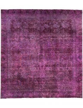 Alfombra Vintage 313 x 261 púrpura