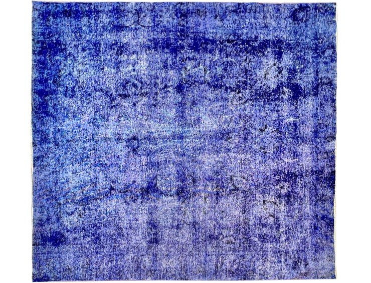 Blu Persiano Tappeto Vintage 277 x 275 cm