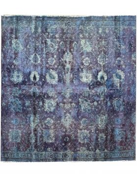 Vintage Tapijt 223 X 200 blauw