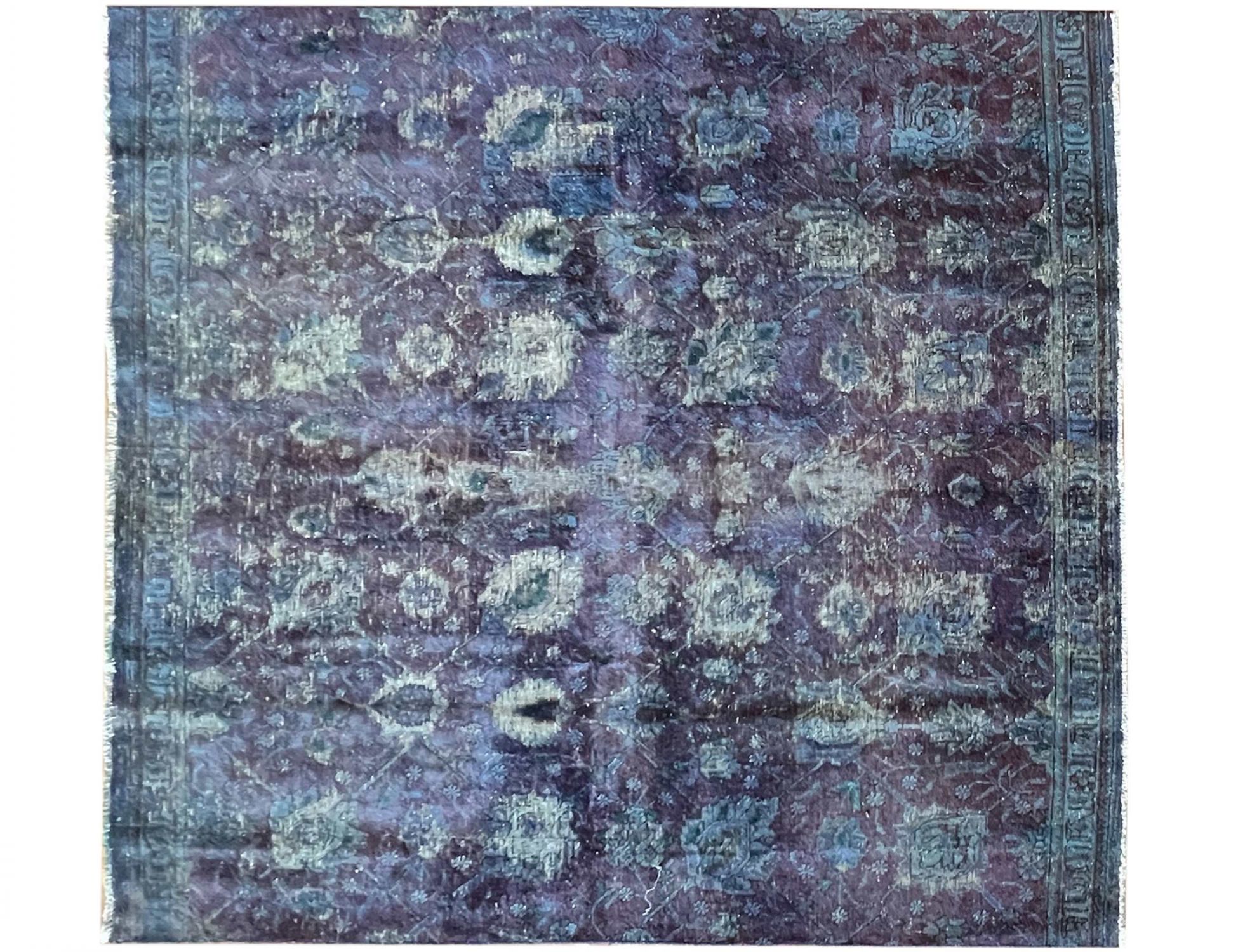 Tappeto Vintage  blu <br/>223 x 200 cm
