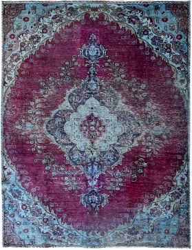 Vintage Tapis 267 X 173 bleu