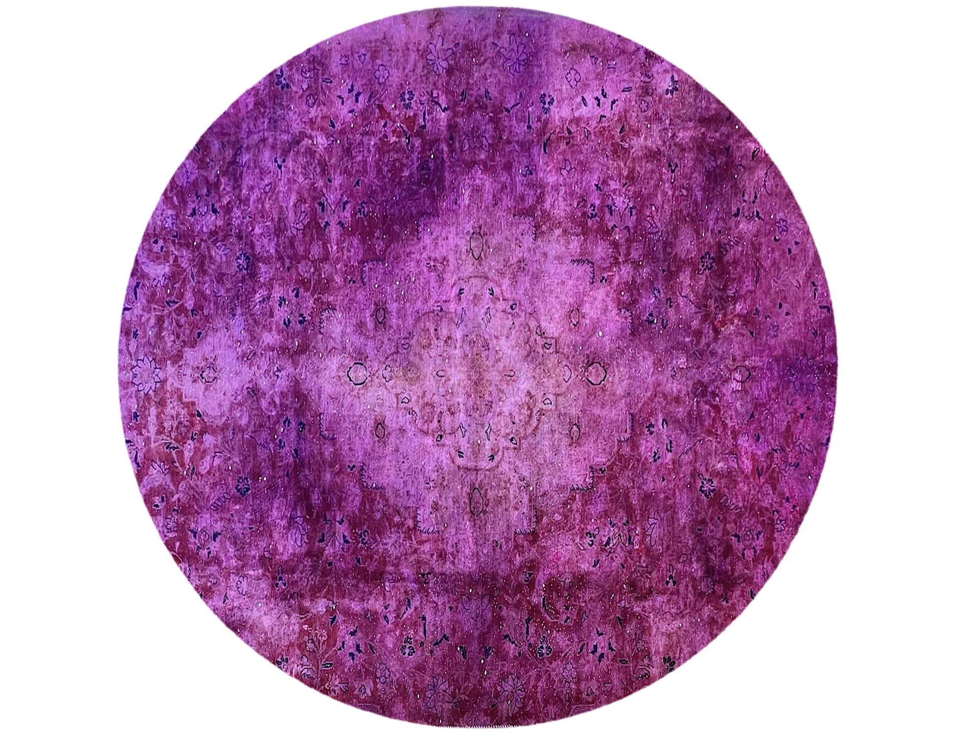 Tappeto vintage persiano  rosa <br/>181 x 181 cm