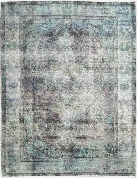 Persischer Vintage Teppich 300 x 190 türkis