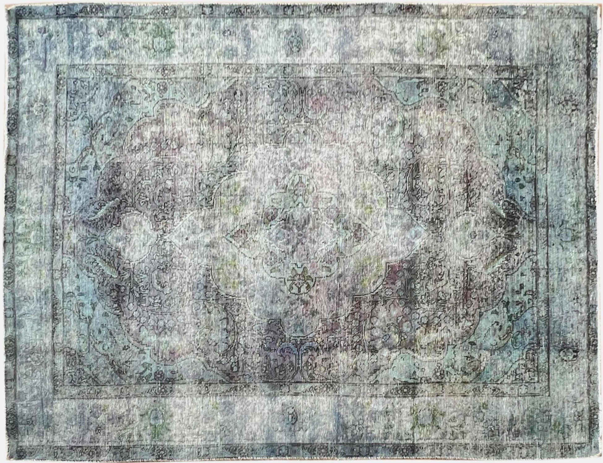 Persisk Vintagetæppe  turkis <br/>300 x 190 cm
