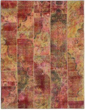 Patchwork Carpet 278 x 198 multicolor 