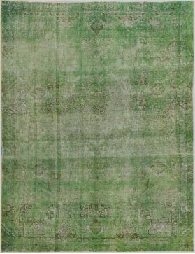 Persian vintage carpet 346 x 254 green 