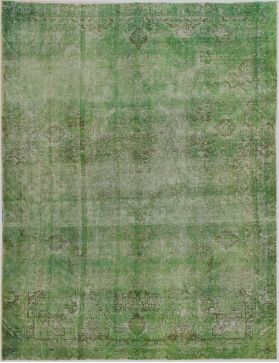 Alfombra persa vintage 346 x 254 verde