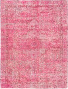 Tappeto vintage persiano 275 x 185 rosa