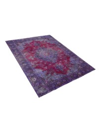 Blau Persien Vintage Teppich  284 x 188 cm