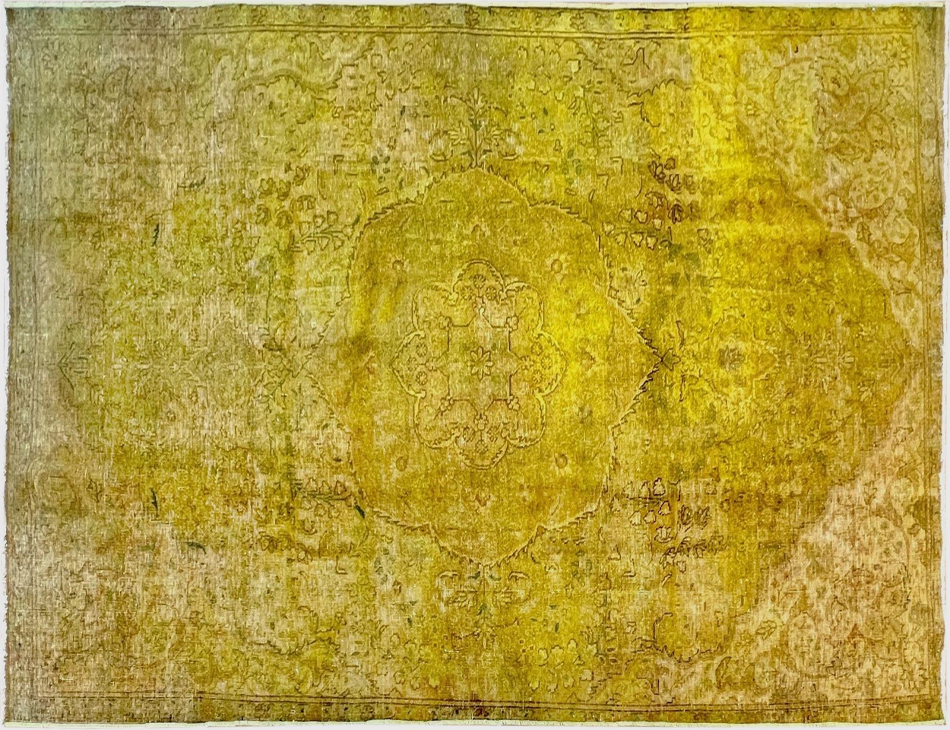 Tappeto Vintage  giallo <br/>275 x 170 cm