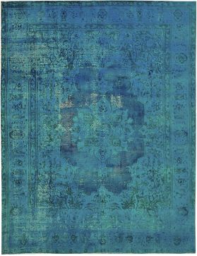 Tapis Persan vintage 330 x 255 turquoise