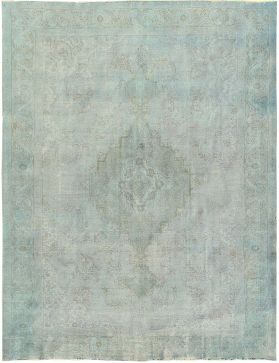 Tapis Persan vintage 380 x 286 turquoise