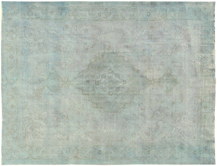 Turkis Persien Persisk Vintagetæppe 380 x 286 cm