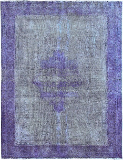 Lila Persien Persischer Vintage Teppich 295 x 194 cm