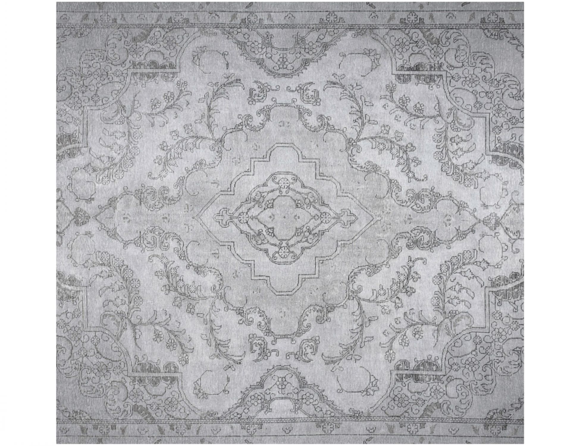 Tappeto Vintage  grigo <br/>240 x 240 cm