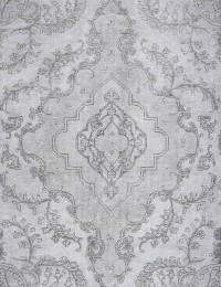 Gris Persa Alfombra vintage 240 x 240 cm - view 1