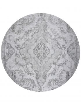 Vintage Carpet round  240 X 240 grey