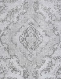 Gris Persa Alfombra vintage 240 x 240 cm - view 3