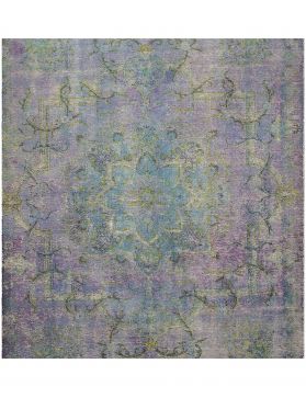 Persisk vintage teppe 200 x 200 grå