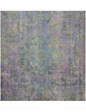 Tapis Persan vintage 200 x 200 grise