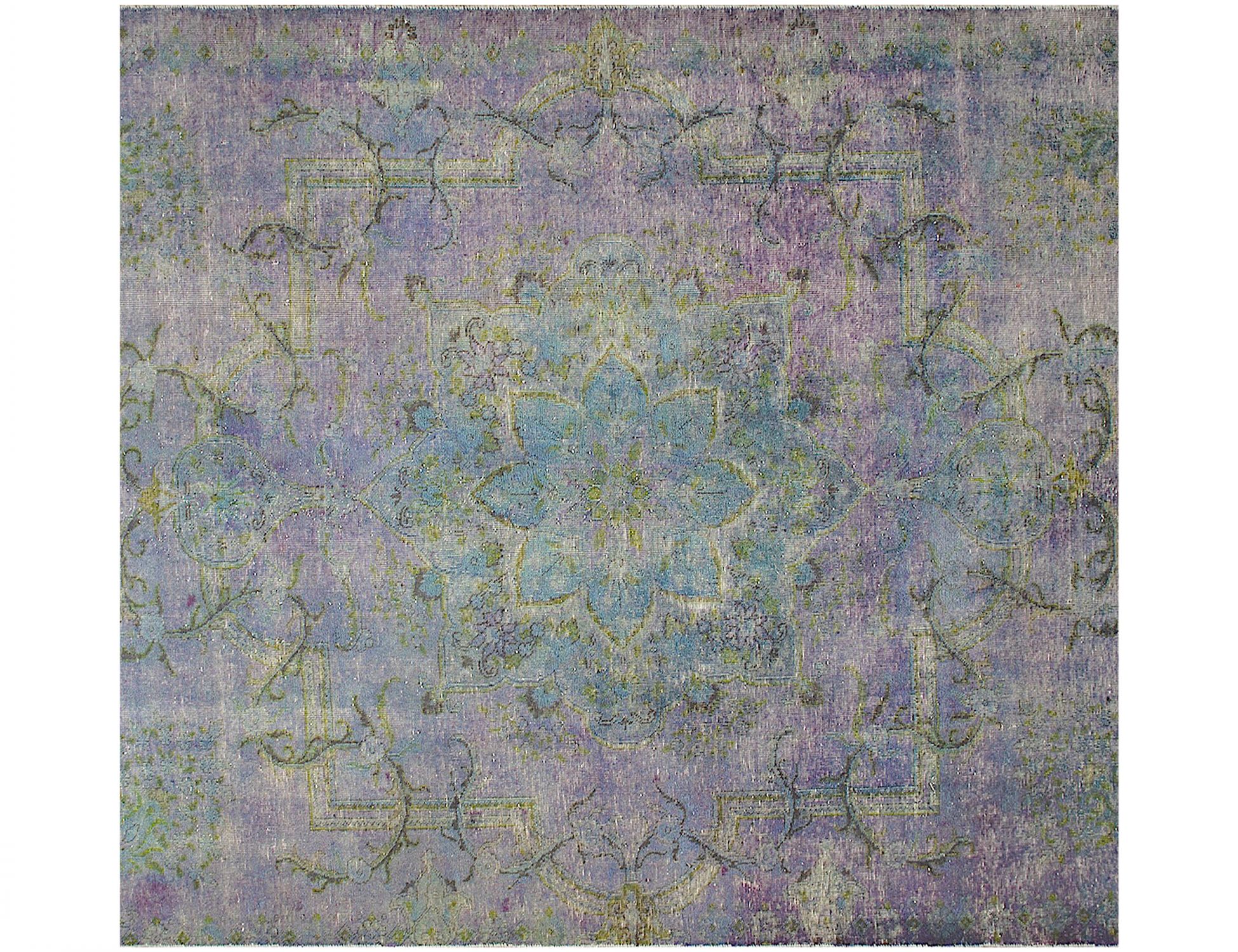 Square  Vintage Carpet  grey <br/>200 x 200 cm