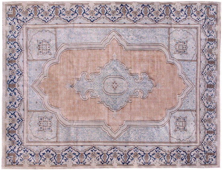 Blauw Perzië Perzisch Vintage Tapijt  490 x 298 cm