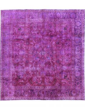 Alfombra persa vintage 330 x 280 púrpura
