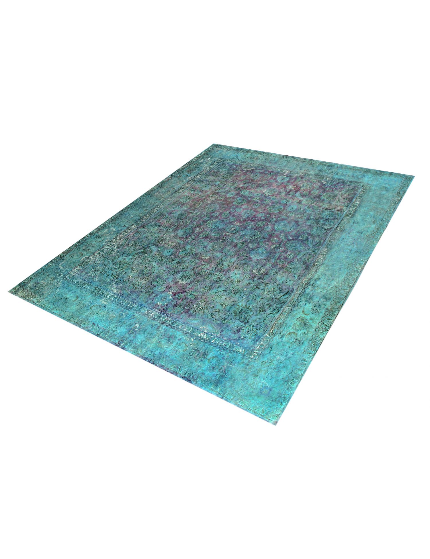 Tappeto vintage persiano  turchese <br/>405 x 343 cm