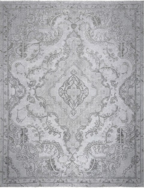 Grau Persien Vintage Perserteppich 324 x 240 cm