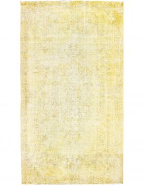 Tappeto vintage persiano 333 x 162 giallo