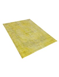 Gelb Türkei Persischer Vintage Teppich 259 x 163 cm - view 4