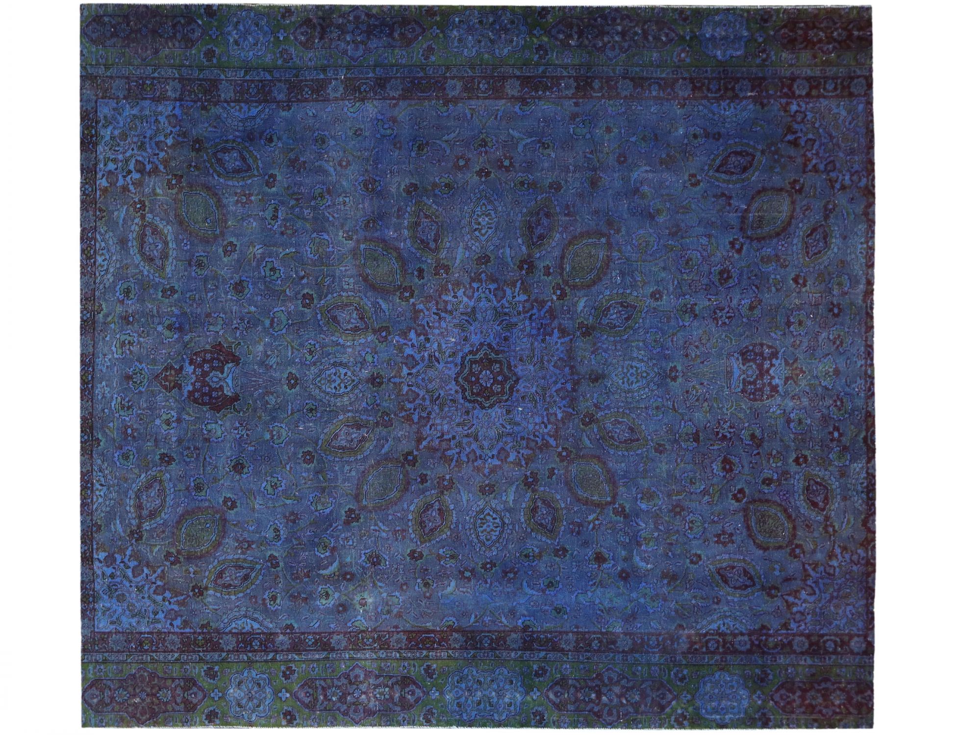 Tappeto vintage persiano  blu <br/>270 x 270 cm