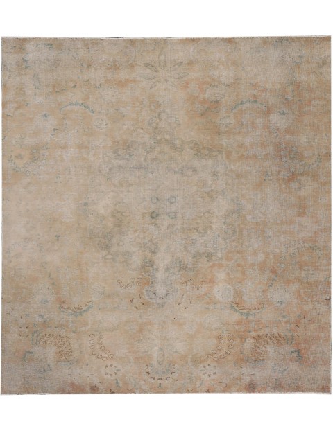 Beige Persien Persischer Vintage Teppich 225 x 225 cm