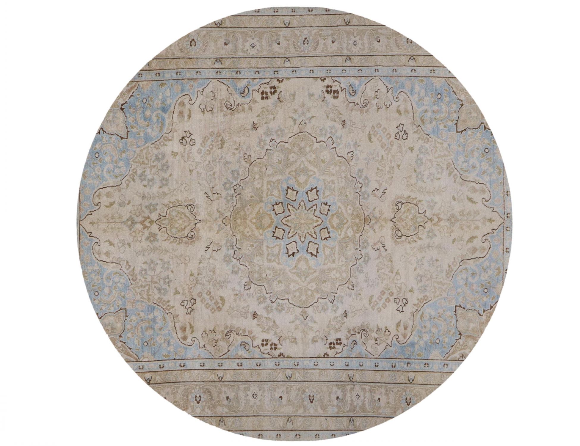 Tappeto vintage persiano  beige <br/>202 x 202 cm