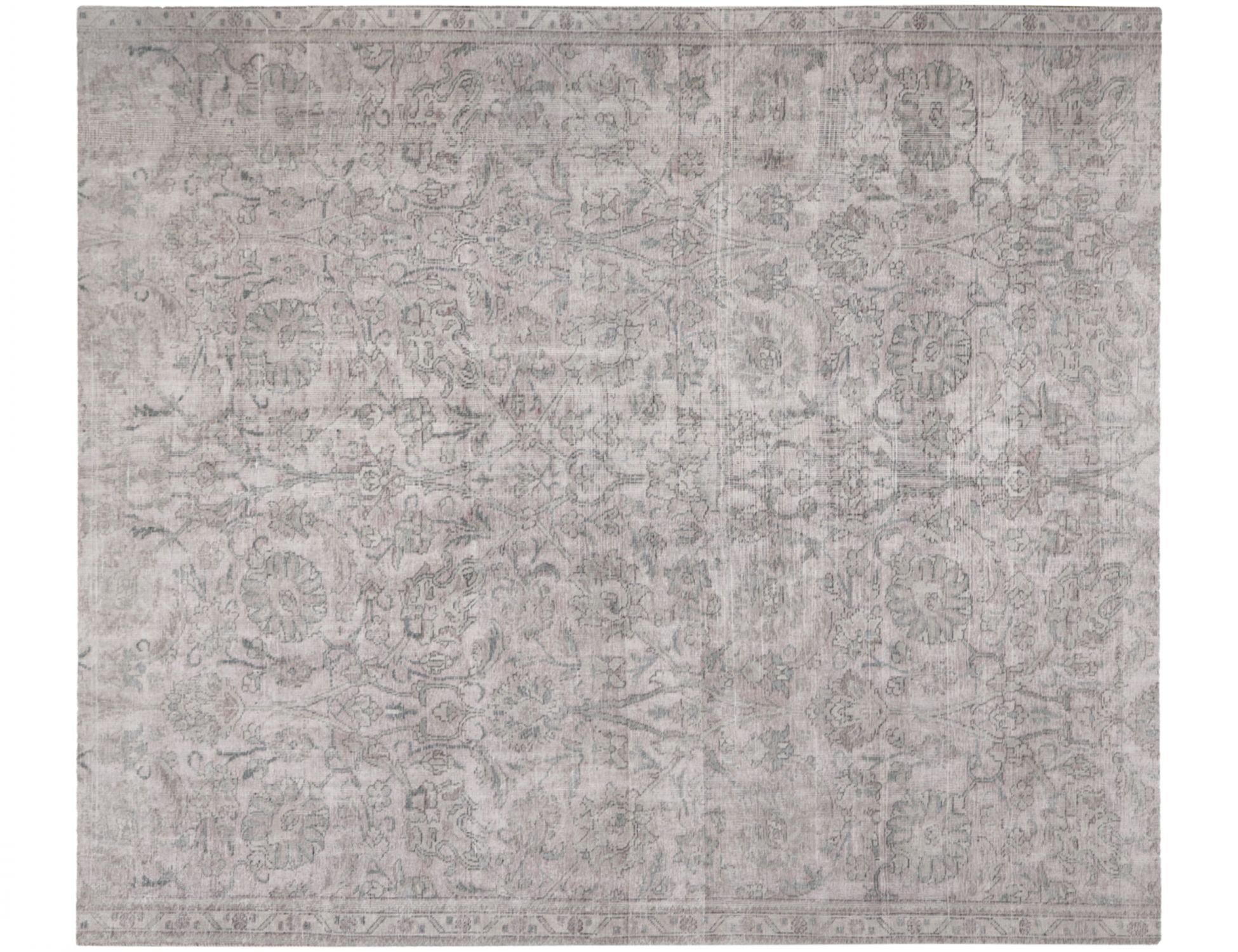 Rund  Vintage Teppich  beige <br/>280 x 230 cm