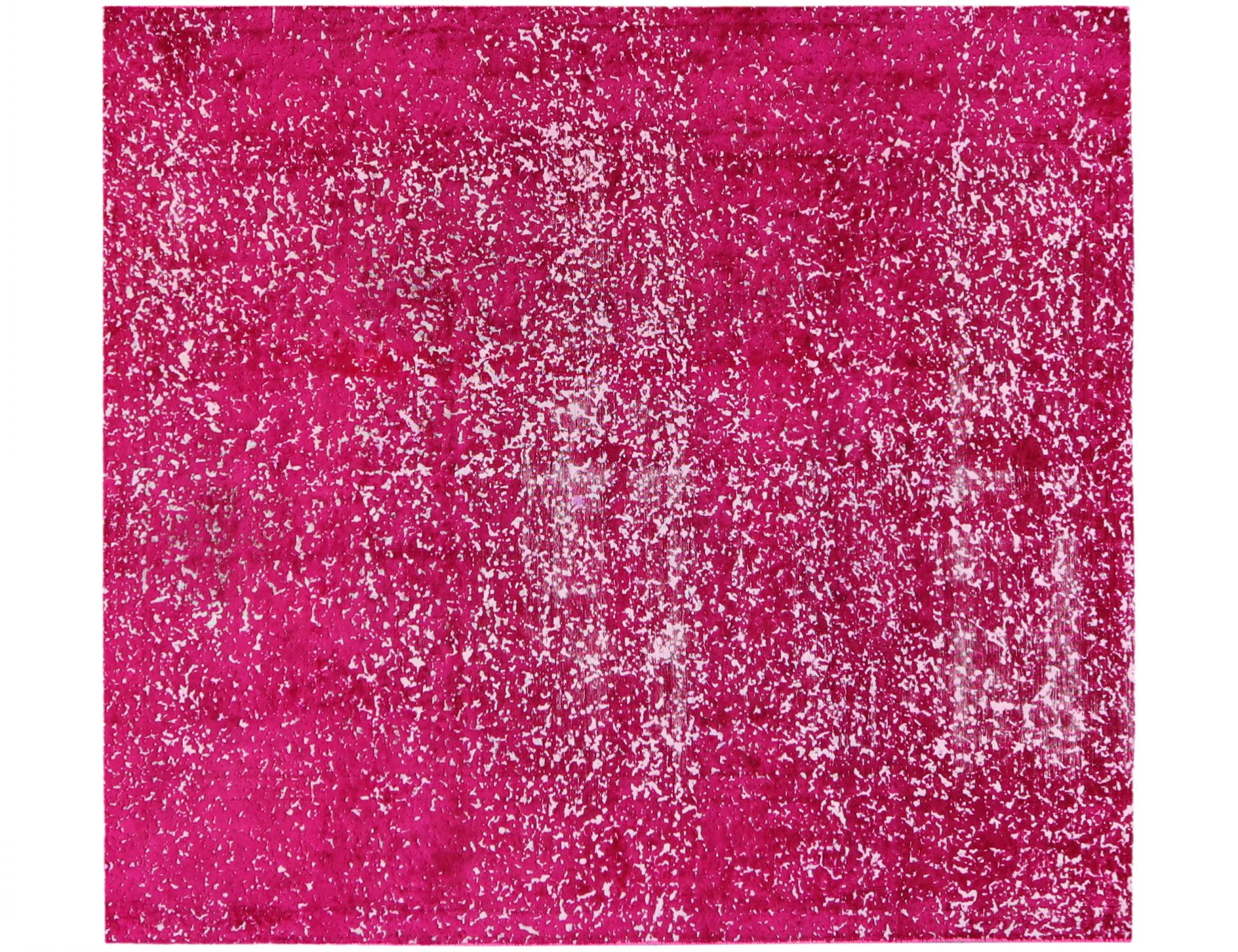 Quadrat  Vintage Teppich  rosa <br/>197 x 197 cm