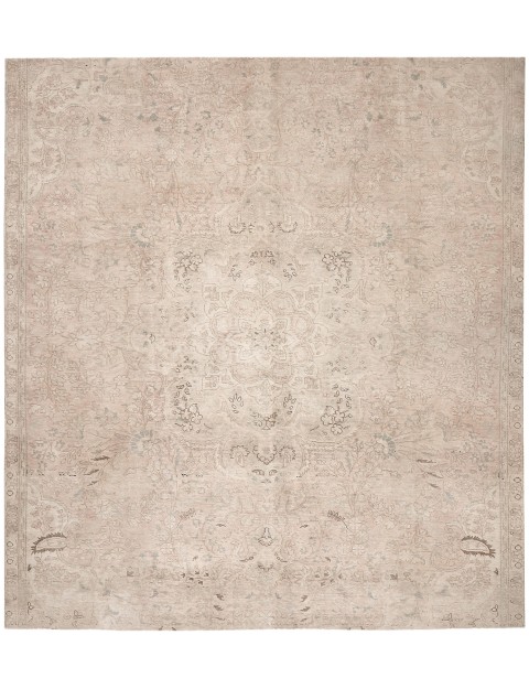 Beige Persien Persischer Vintage Teppich 212 x 212 cm