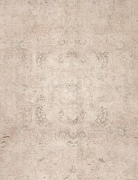 Beige Persien Persischer Vintage Teppich  212 x 212 cm