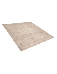 Beige Persien Persischer Vintage Teppich  212 x 212 cm