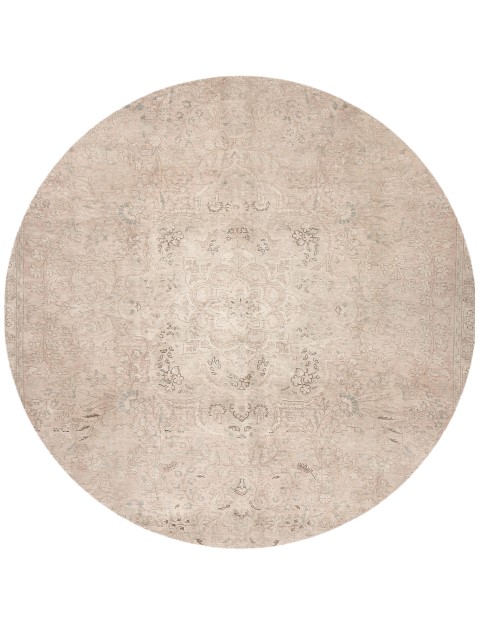 Beige Persien Persischer Vintage Teppich 212 x 212 cm